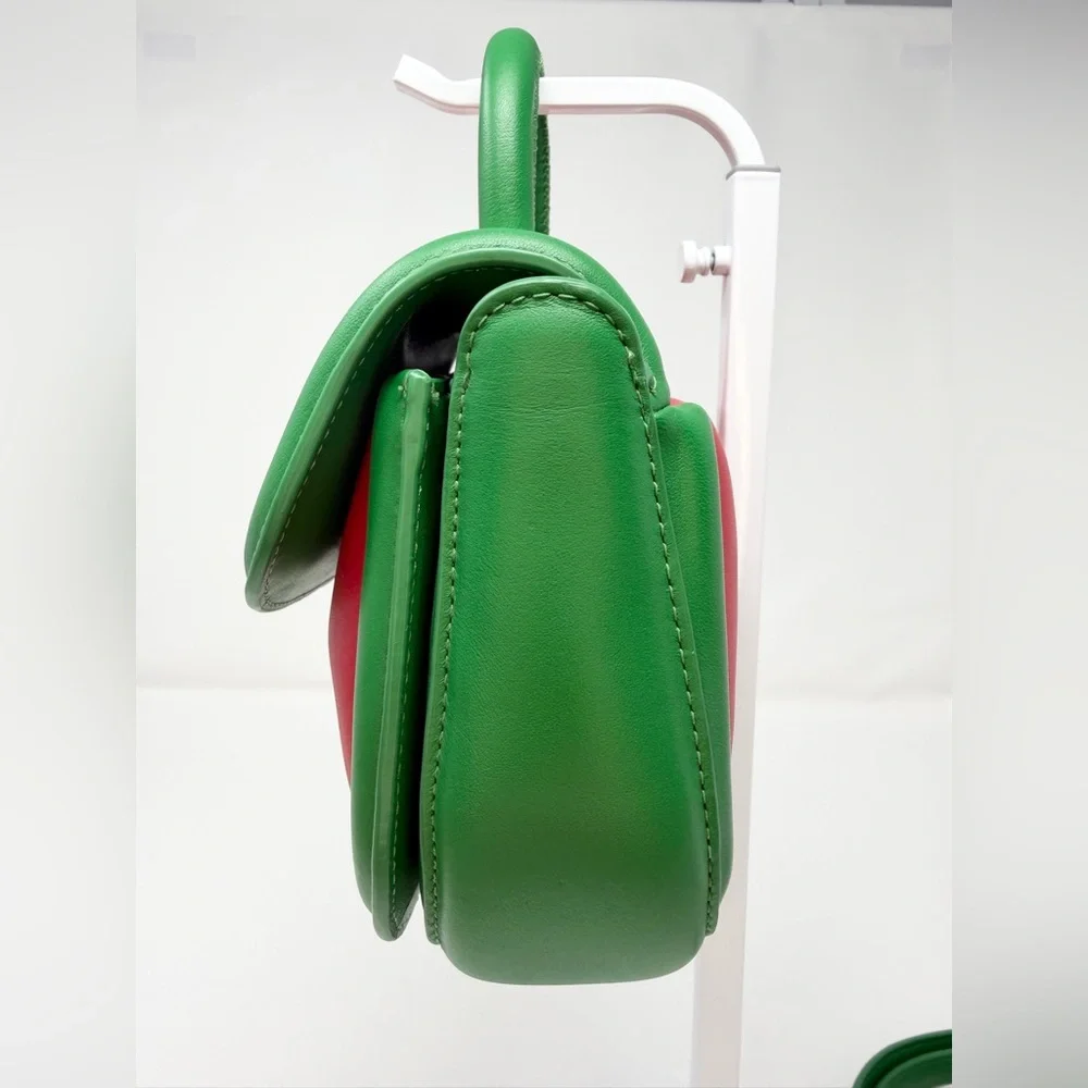 Kate Spade Puffy Watermelon Mini Top Handle bag with crossbody strap - Picture 5 of 17